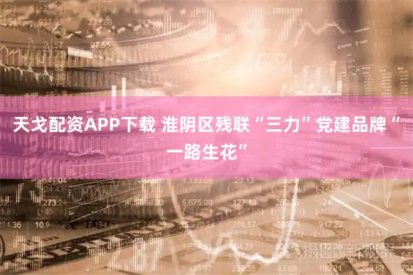天戈配资APP下载 淮阴区残联“三力”党建品牌“一路生花”